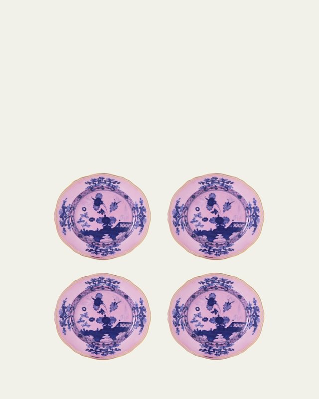 Oriente Italiano Azalea Dessert Plates, Set of 4